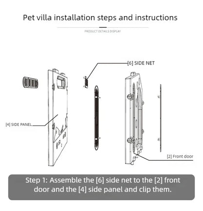 All-Season Plastic Dog House for Indoor & Outdoor Use