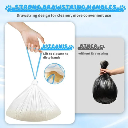 Extra-Thick Cat Litter Bags for Automatic Litter Box Cat Litter Box Liners for MeoWant/catlink/Tonepie Katzentoilette Müllbeutel