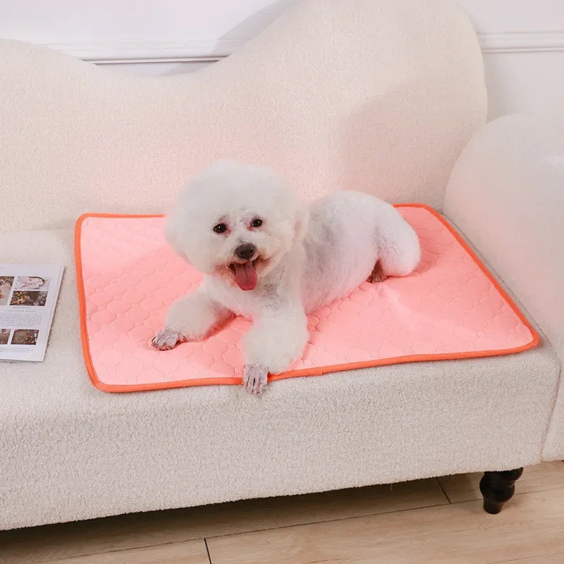 New Reusable Waterproof Pet Urine Pad Non-slip Absorbent Easy To Dry Puppy Training Pad  Diaper Mat Dog Car Seat Cover