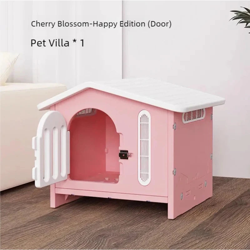 All-Season Plastic Dog House for Indoor & Outdoor Use