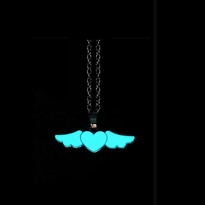 Luminous Glowing Lotus Cat Snake Ox Elephant Pendant Necklace Glow In The Dark Tree Necklace for Men Women  Halloween Gift