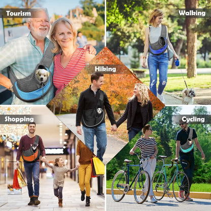 Pet Puppy Carrier for Outing Travel Mesh Breathable Shoulder Bag Large Space Pet Front Bag Suitable for Walking Cat Carrier Bag