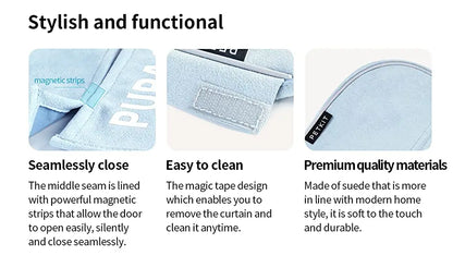 PETKIT Cat Litter Box Automatic Toilet Magnetic Suction Dust Proof Door Curtain To Reduce Sand for PURA MAX Sandbox Accessories