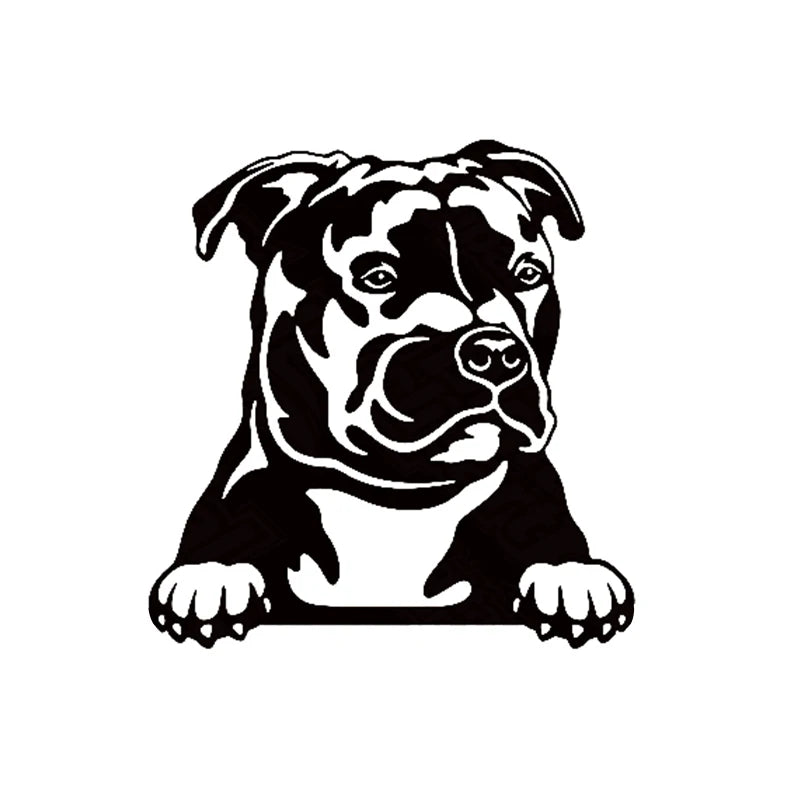 Cars Accessorie Decals Funny Dog With Name Car Decal Dogs Pet Animals Laptop Vinyl Sticker For Apple MacBook Pro/Air Decoration