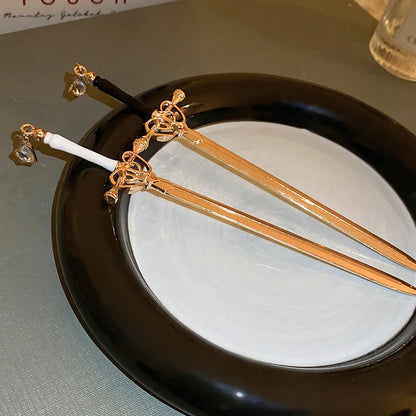 Sword Hairpin Hair Accessories Chinese Hair Sticks Headband Hair Woman Diy Hairstyle Harajuku Vintage Jewelry Bridesmaid Gift
