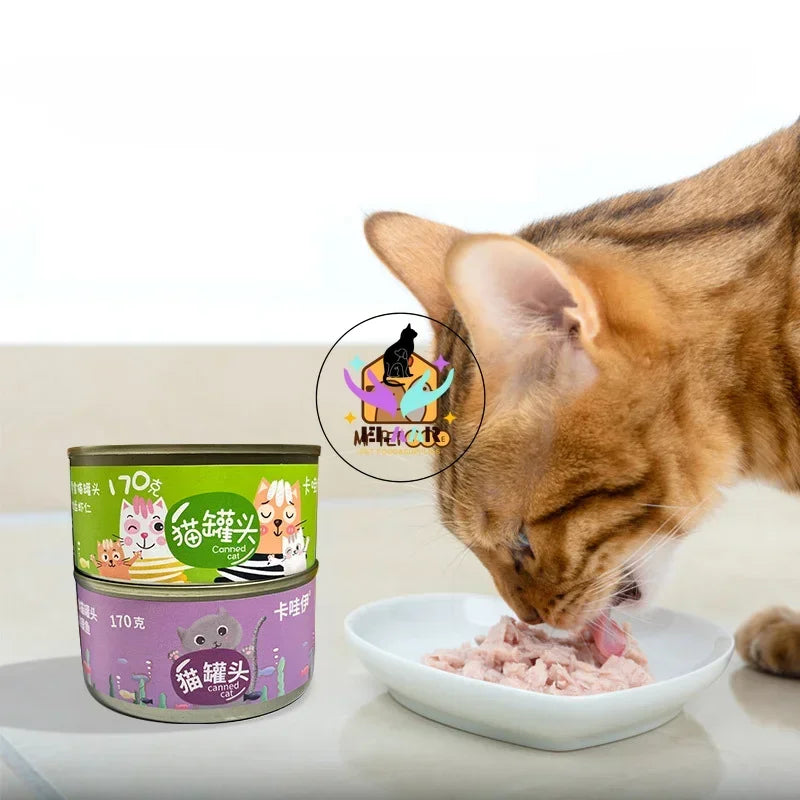 Cat canned food Cat wet foodAdult cats Kittens Cat snacksProtect stomach Beautiful hair Bright eyes Pet snacks Pet accessories