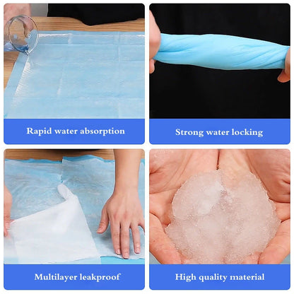 Dog Training Pee Pads – 20–100pcs Absorbent Pet Diapers
