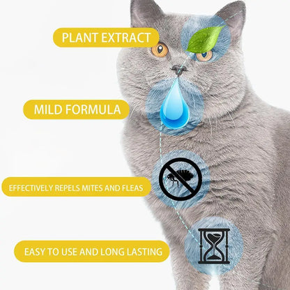 1pcs Dogs And Cats Anti Flea Drops Lice Remove Relieve Skin Itching Insect Supplies Pet Treatment Drops External Tick Repel K6D1