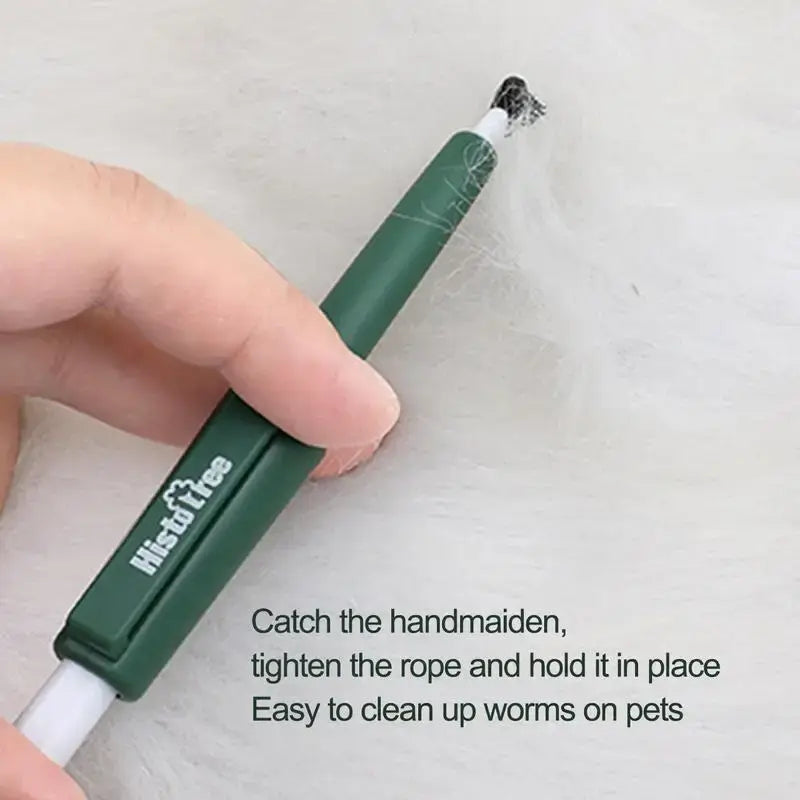 Tick Remover Tool Durable Family Pet Flea Control Waterproof Portable Rustproof Tick Removal Pen For Cats Dogs And Humans