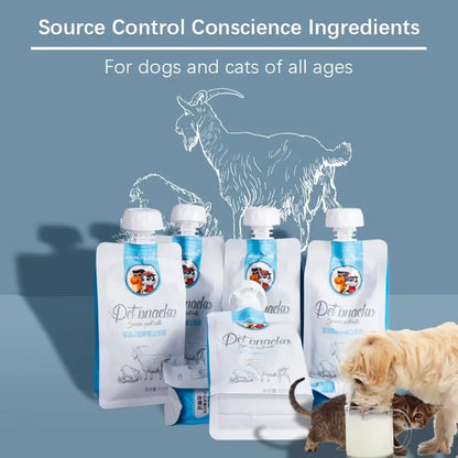 New Cat Snacks Saanen Natural Goat Milk Puppy Kitten Food Nutritious Calcium Supplementation Softening Hair Pet Dog Food Snacks