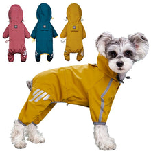 狗狗雨衣反光防水寵物衣服吉娃娃馬耳他犬雨衣中小型犬連體雨衣狗狗工作服