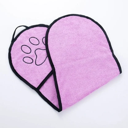 Super Absorbent Pet Bath Towel for Dogs & Cats – Quick Dry