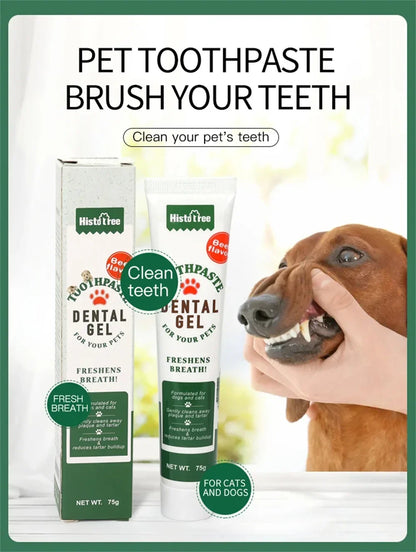 ペット犬用歯磨き粉クリーニング用品バニラビーフ風味ペット猫犬用歯磨き粉