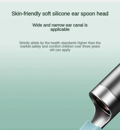 Wireless Visual Silicone Ear Spoon Endoscope Earpick Camera Otoscope Safe Ear Cleaner for Kids & Adults