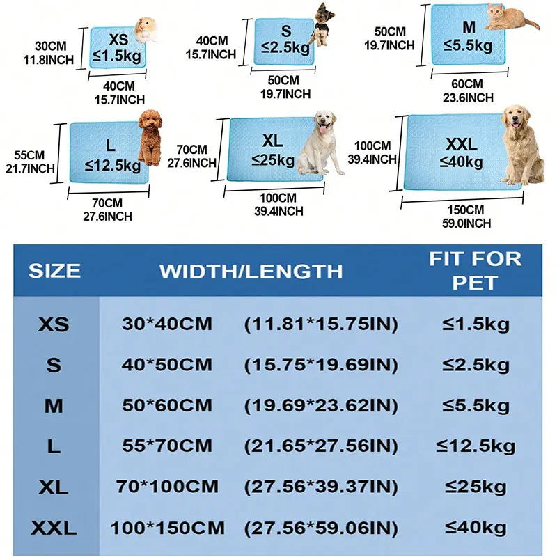 犬用セルフクールマット ペット猫用クールマット＆ペット用スリーピングパッド 夏用クールパッド ブランケット 洗える アイスシルク 通気性マット