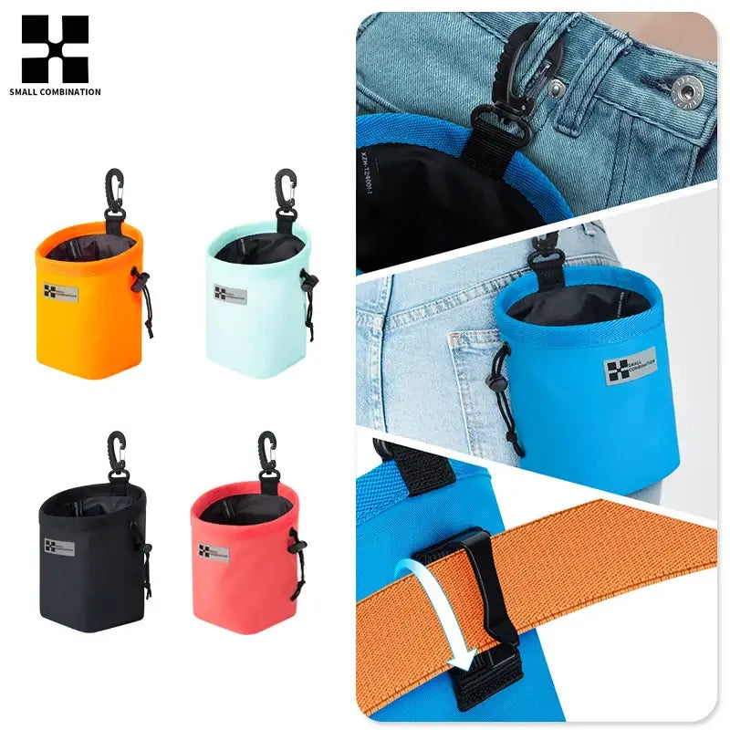 SMALL COMBINATION Portable Dog Training Snack Bag puppy dog snack bag for leash Outdoor pet snacks awards waist bag XZH-T24001-1