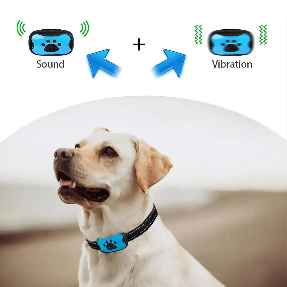 Dog Training Collar Anti-barking Collar Automatic Anti Bark Dog Bark Collar 2 Modes Adjustable Dog Bark Stopper Collar for Dogs