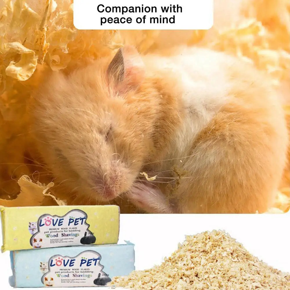 Hamster Sawdust Guinea Pig Bedding Pet Wood Chips Rabbit Wood Shavings Safe 1kg Hamster Cage Bedding Pet Cabin Nest Toys