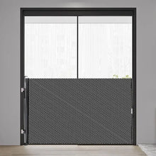 Durable Guard Retractable Fence Gate Barrier Folding Pet Safety Enclosure Universal Black Baby Safe Guard Door Home