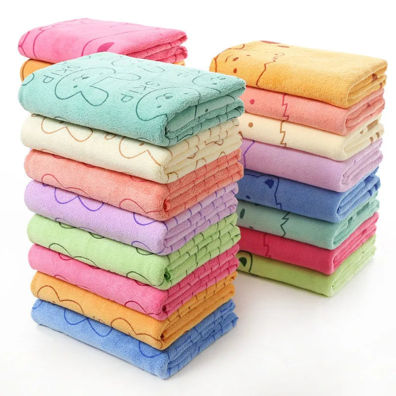 Microfiber Pet Towel Super Absorbent Pet Bath Towel for Cats Small Large Dogs Cleaning Grooming Drying Tool Pets Supplies