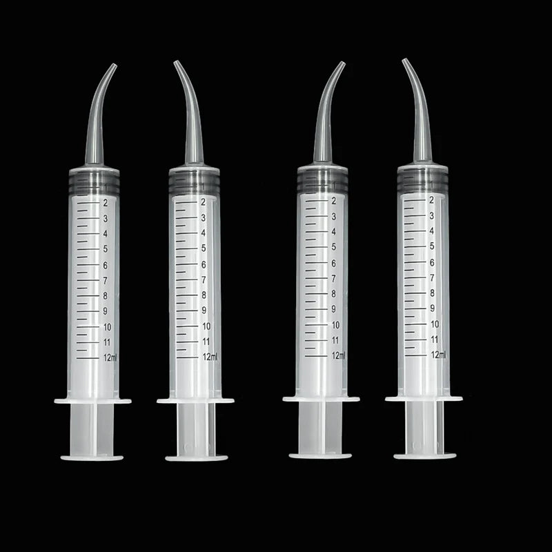 Elbow Syringe Bird Feeding Breast Feeding Medicine Feeder 12ml Plastic Syringe Needleless Syringe Pigeon Feeding
