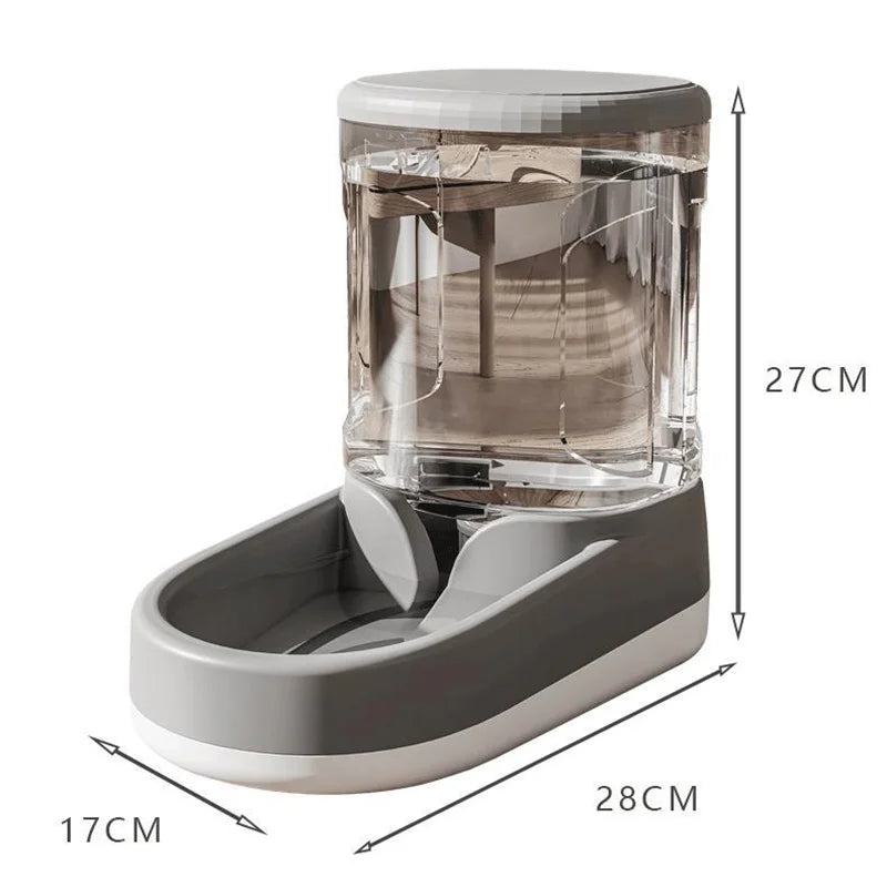 Automatic Pet Feeder Water Dispenser Dog Cat Gravity Food And Water Dispenser With Pet Food Bowl Large Capacity