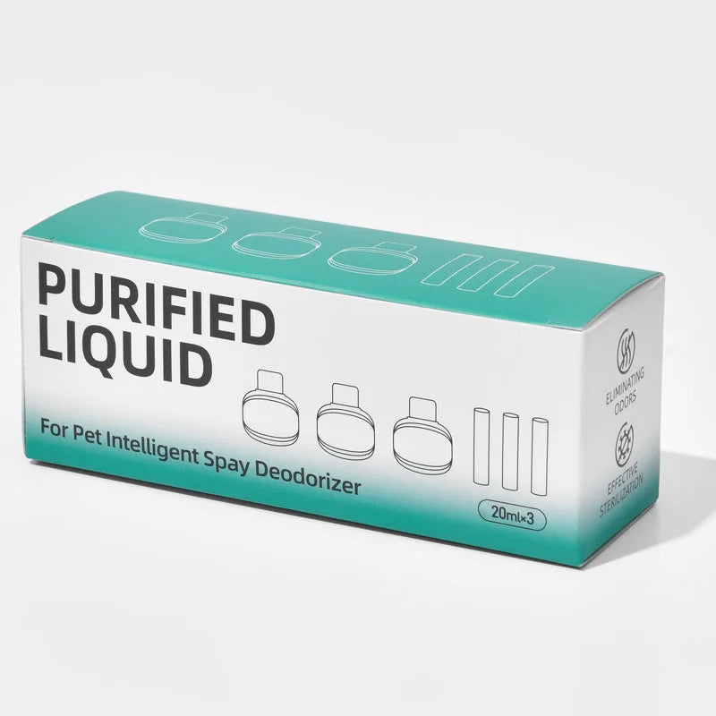Purification Concentrated Liquid Smart Automatic Self Clean Sterilization Deodorant for TONEPIE Automatic Cat Litter Box