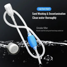 水族箱虹吸管魚缸虹吸管真空砂礫濾水器清潔幫浦手動清潔器真空清潔工具配件