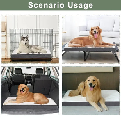 Dog Bed for Extra Large Dogs, Big Orthopedic Dog Beds with Removable Washable Cover & Waterproof Lined, Egg Crate Foam
