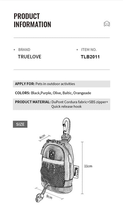 Truelove Multi-Functional Poop Bag Holder & Training Treat Pouch