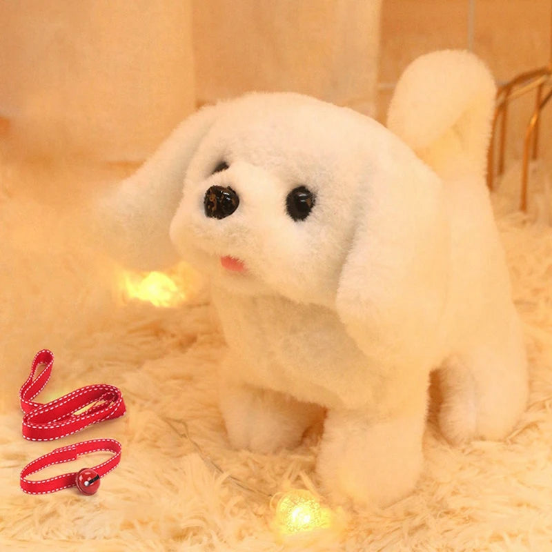 Baby Toy Dog That Walks Barks Tail Wagging Plush Interactive Electronic Pets Puppy Toys For Girls Boys Birthday