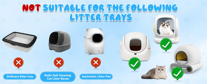 Extra-Thick Cat Litter Bags for Automatic Litter Box Cat Litter Box Liners for MeoWant/catlink/Tonepie Katzentoilette Müllbeutel