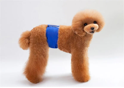 Solid Color Male Dog Diapers – Washable Cotton Dog Shorts
