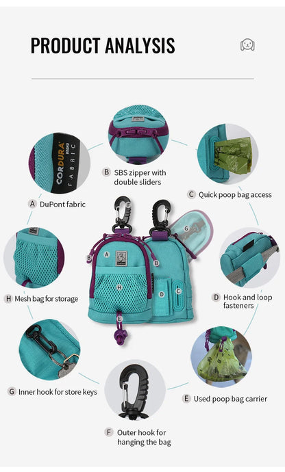 Truelove Multi-Functional Poop Bag Holder & Training Treat Pouch