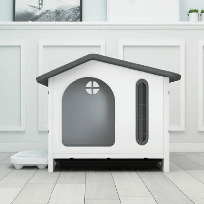All-Season Plastic Dog House for Indoor & Outdoor Use