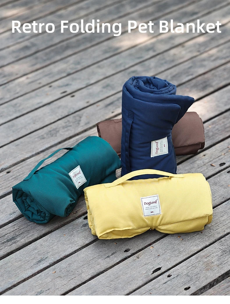 Foldable Pet Dog Blanket Mat Waterproof Training Pad Urine Absorbent Diaper Mat Washable Outdoor Pets Dog Car Seat Cover