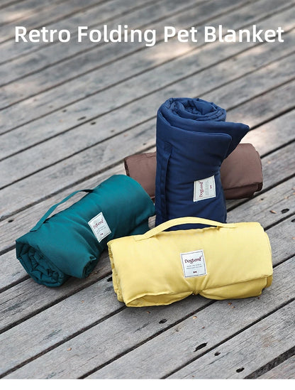 Foldable Pet Dog Blanket Mat Waterproof Training Pad Urine Absorbent Diaper Mat Washable Outdoor Pets Dog Car Seat Cover
