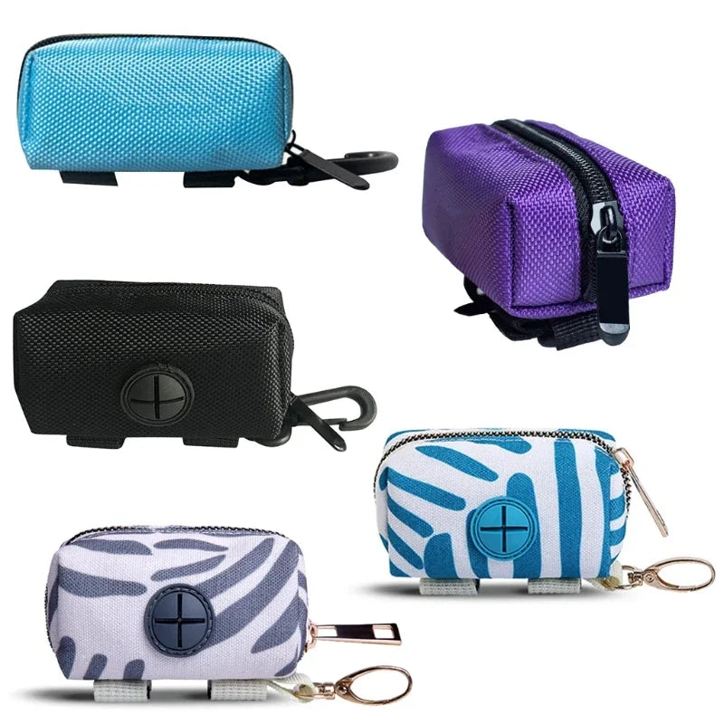 Portable Dog Poop Bag Dispenser Pouch Biodegradable Holder
