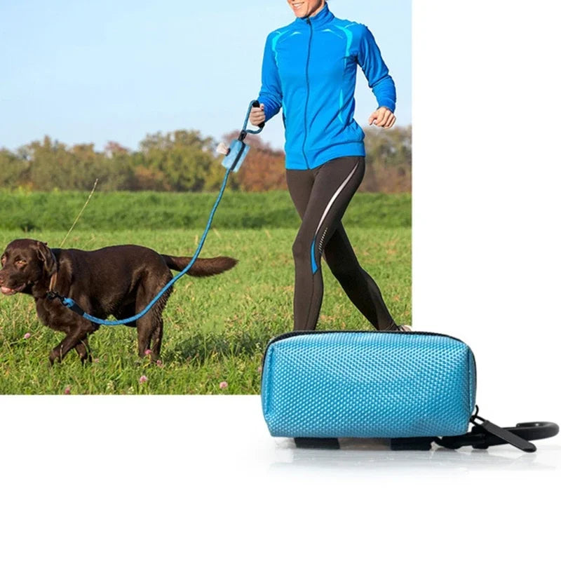 Portable Dog Poop Bag Dispenser Pouch Biodegradable Holder