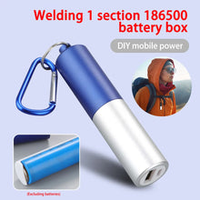 1 件便攜式電池盒 USB 5V 1A 行動電源盒 18650 套件電池外接 DIY 充電盒套件通用手機