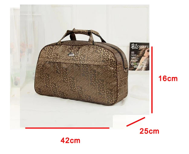 Hot Sale PU Leather Women Travel Duffel Bag for Men Large Capacity Waterproof Travel Bag Design Zipper Multifunction Luggage Bag