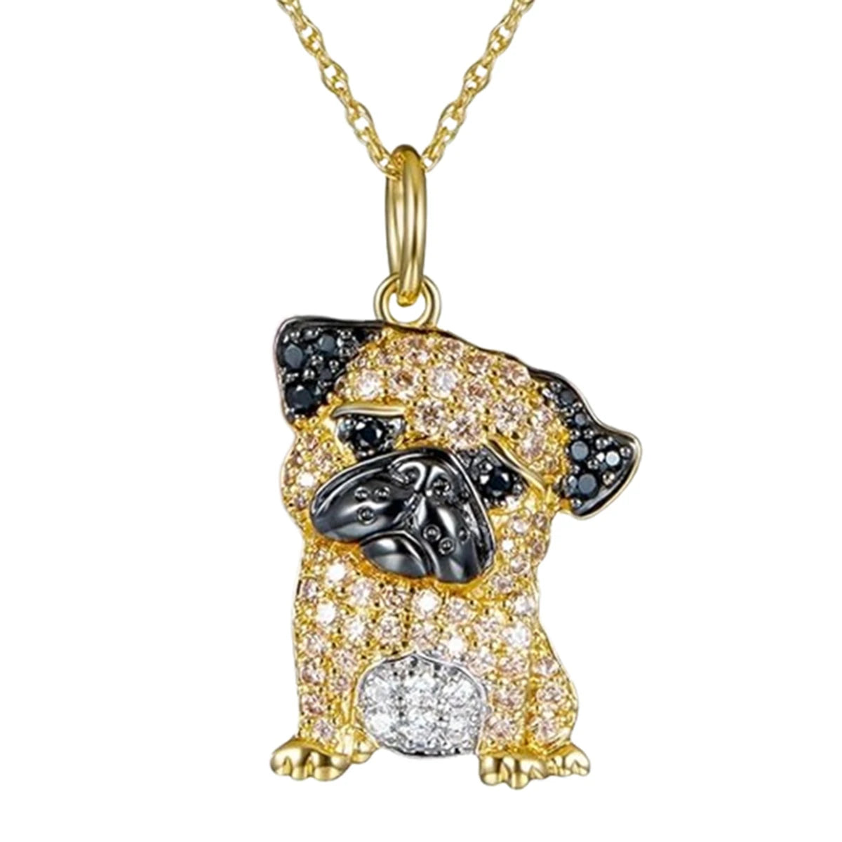 Exquisite and Cute Schnauzer Dog Pendant Necklace for Women Elegant Pet Puppy Jewelry Animal Accessories