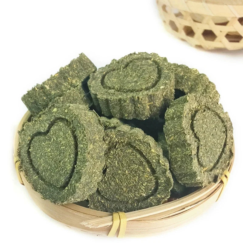 倉鼠磨牙蛋糕餅乾動物兔子豬磨牙咀嚼玩具天然絲瓜絡清潔絲瓜絡片小寵磨牙零食