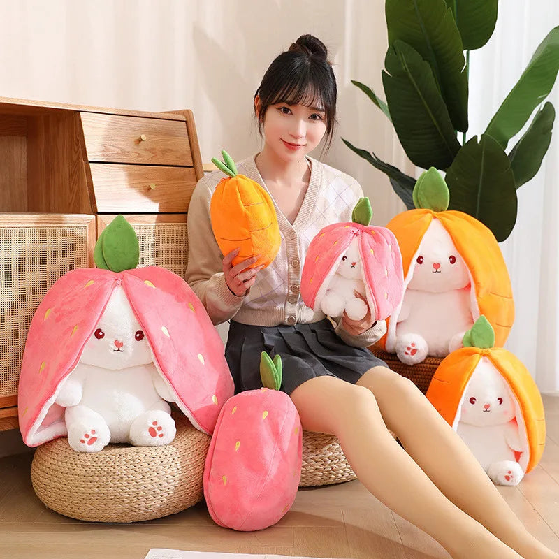 35cm Creative Funny Doll Carrot Rabbit  Toy Stuffed Soft Bunny  Toys for Kids Girls Birthday Gift