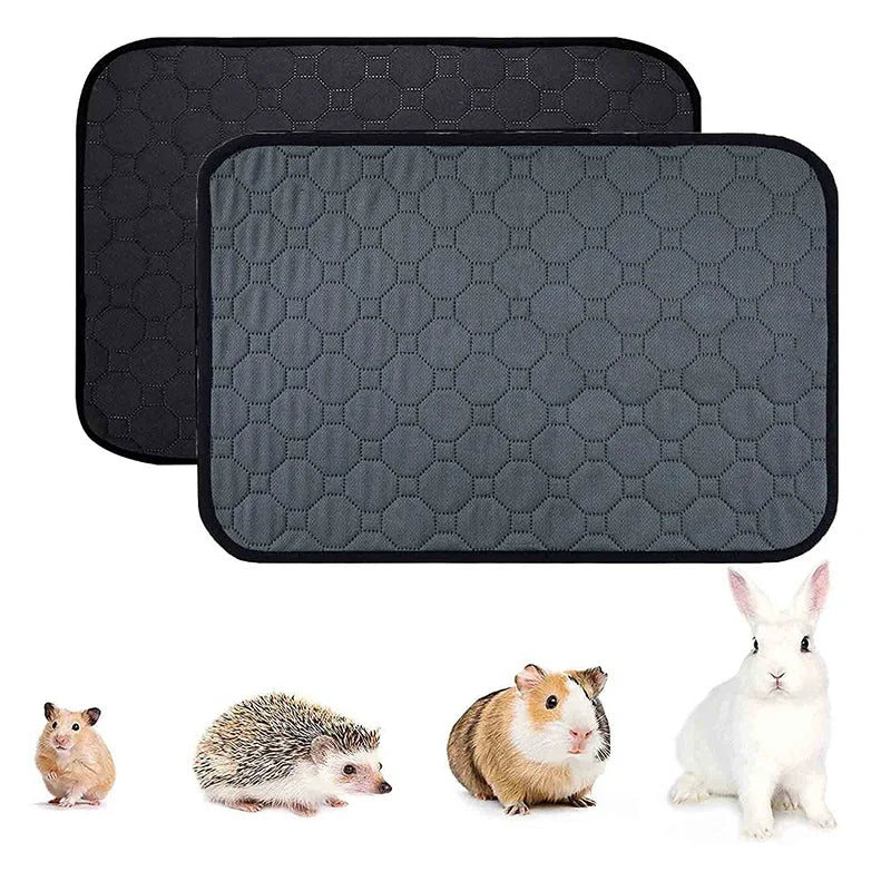 Rabbit Guinea Pig Cage Liner Small Pet Items Waterproof Anti Slip Bedding Mat Highly Absorbent Pee Pad for Hamsters Accessories