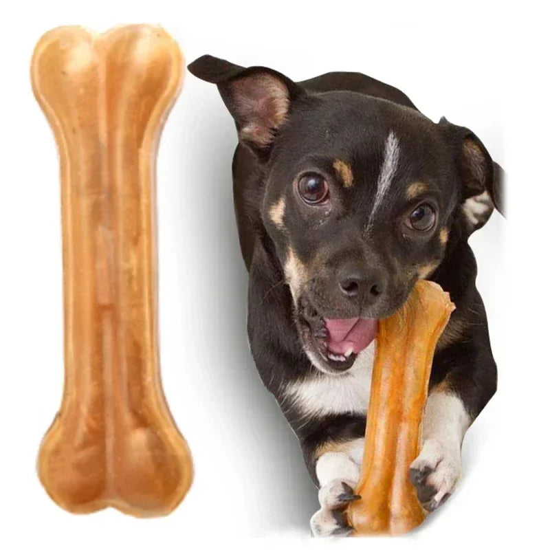 Bite Resistant Cowhide Bone for Puppy, Clean Teeth, Pet Dog Snack Food for Small Medium Large Dogs, Pitbull Chew Pets Supplies