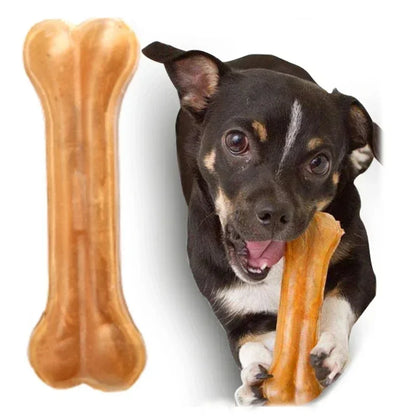 Bite Resistant Cowhide Bone for Puppy, Clean Teeth, Pet Dog Snack Food for Small Medium Large Dogs, Pitbull Chew Pets Supplies