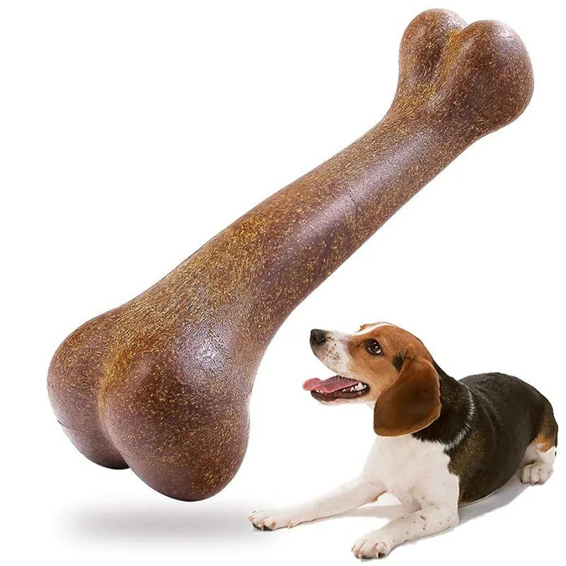 犬用骨噛みおもちゃ ほぼ壊れない天然無毒 噛みつき防止 子犬用おもちゃ 小型・中型・大型犬用 ペット用噛みゲーム デンタル