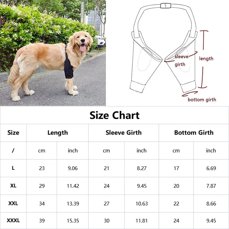 犬用肘プロテクター 肘ブレースパッド 中型犬・大型犬用 犬用膝パッド 衣類関節保護カバー 耐摩耗性 ペット用品