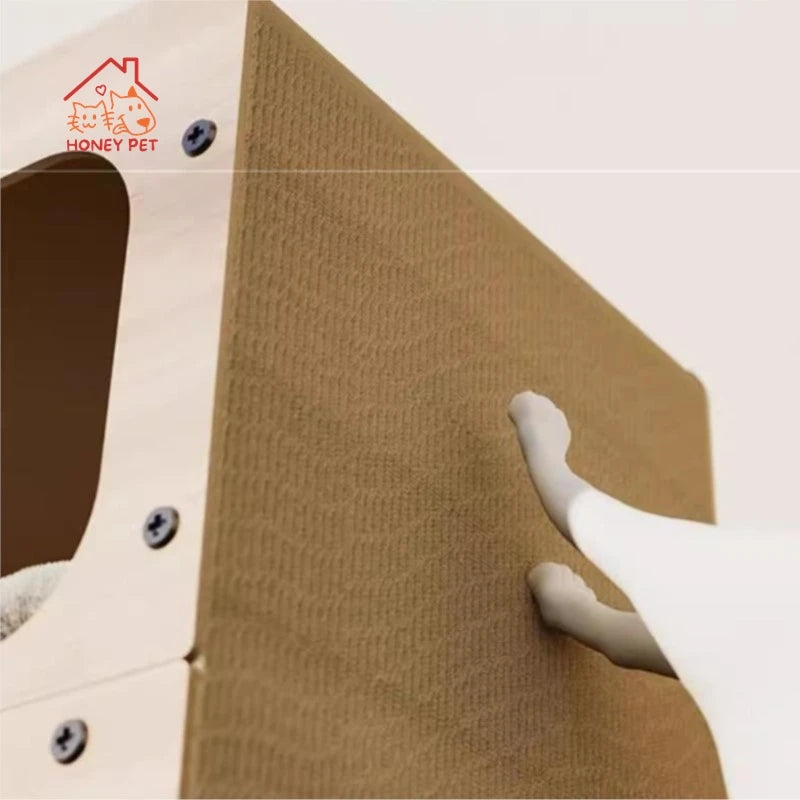 HONEY PET Cat Scratching Board Wear-resistant Scratch-resistant Cat Claw Board Four Seasons Universal Cat House Sofa Cat Toys
